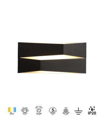 FUJI * APLIQUE LED 14W 3000K NEGRO